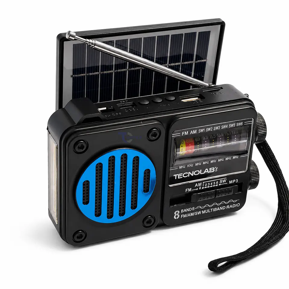 Radio Solar Bluetooth 8 Bandas Tecnolab TL847BL 1