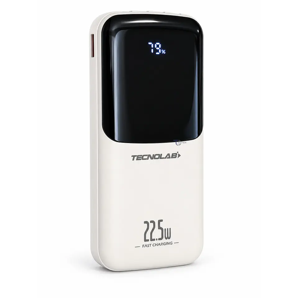 Power Bank Tecnolab TL780W 15.000 mAh 22,5 W Blanco 1