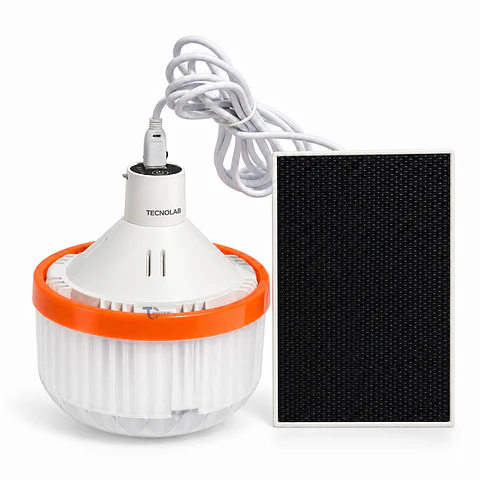 Lámpara LED solar 80W USB-C Tecnolab TL871