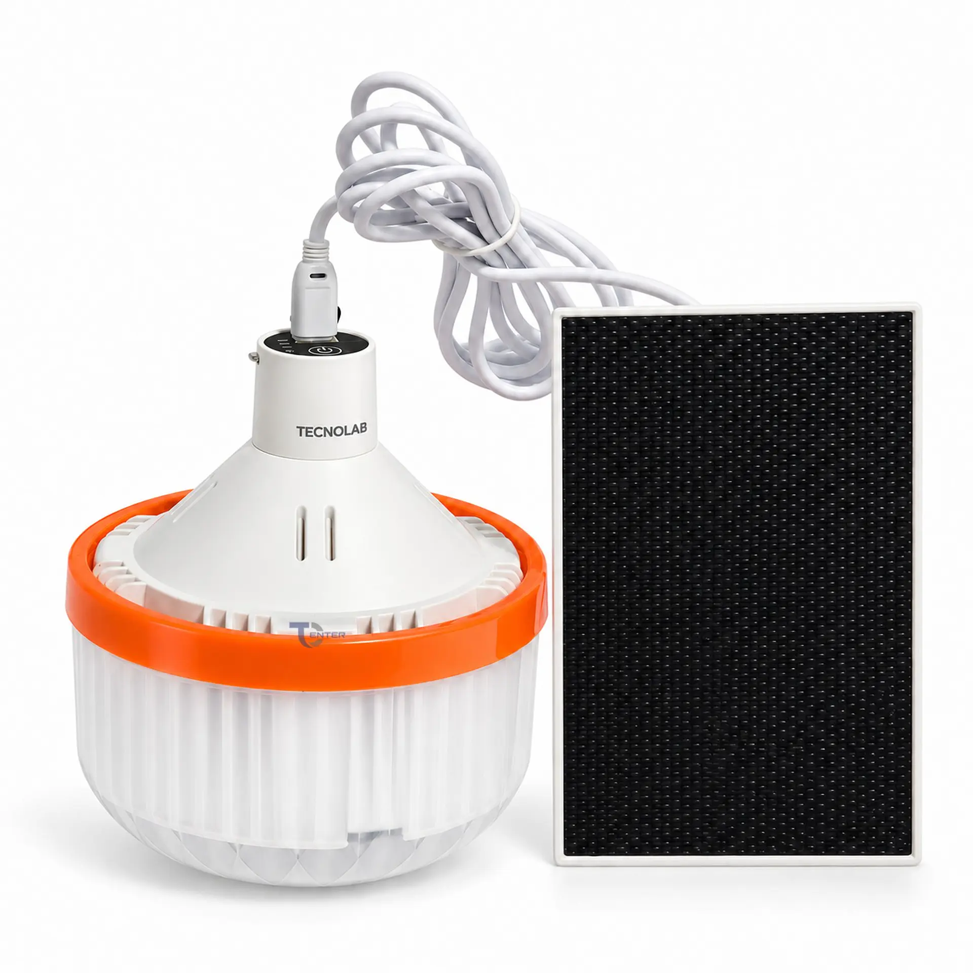 Lámpara LED solar 80W USB-C Tecnolab TL871 2