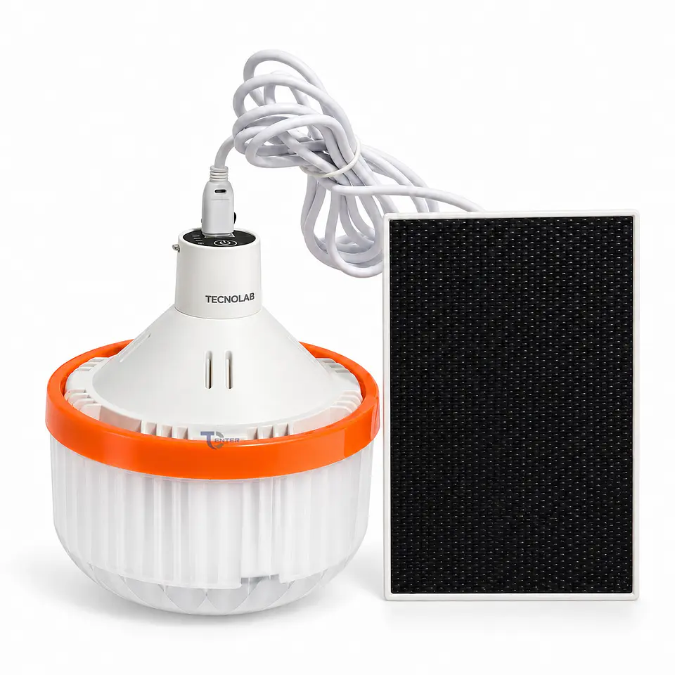 Lámpara LED solar 80W USB-C Tecnolab TL871 2