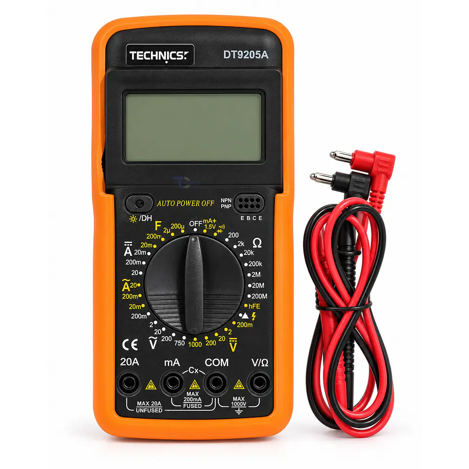Tester Multímetro Digital Technics TEC0001 1