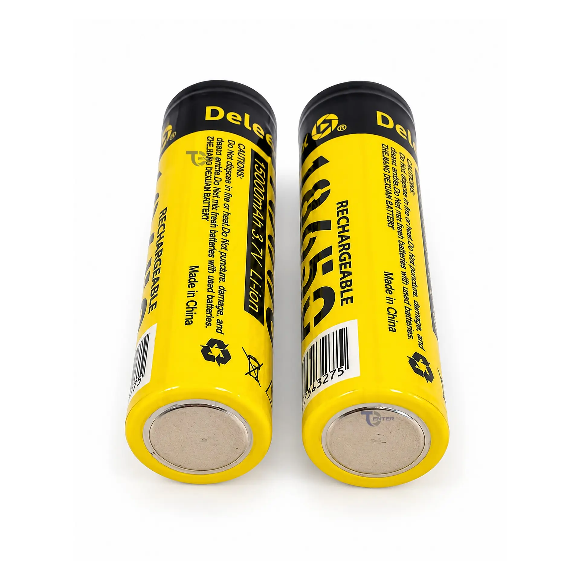 Pack 2 Baterías Deleex 18650 3,7V Punta M2 5