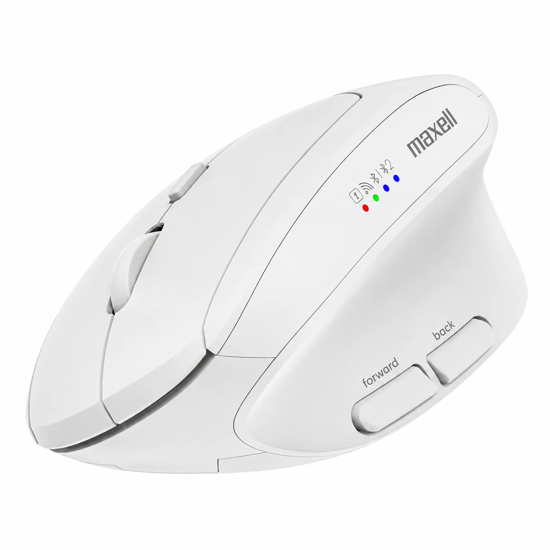 Mouse Vertical Maxell MOWLBT-750 Bluetooth 2400 DPI Blanco 1