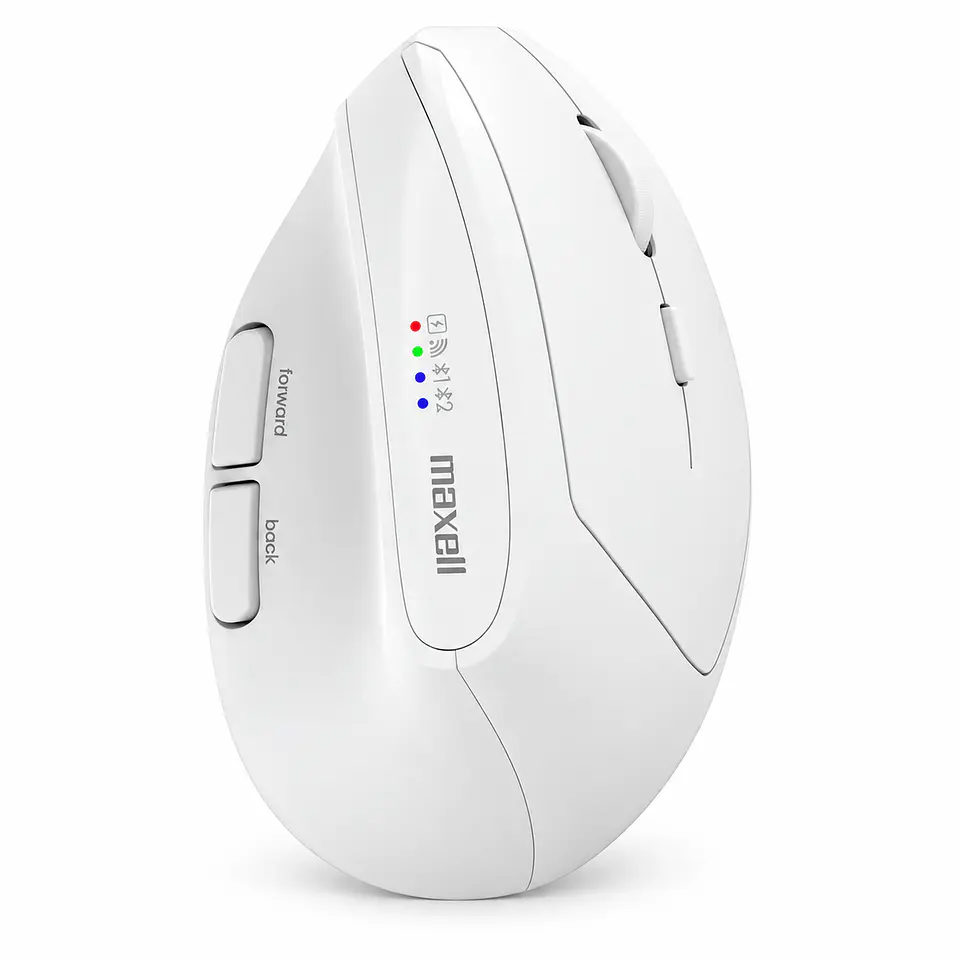 Mouse Vertical Maxell MOWLBT-750 Bluetooth 2400 DPI Blanco 2