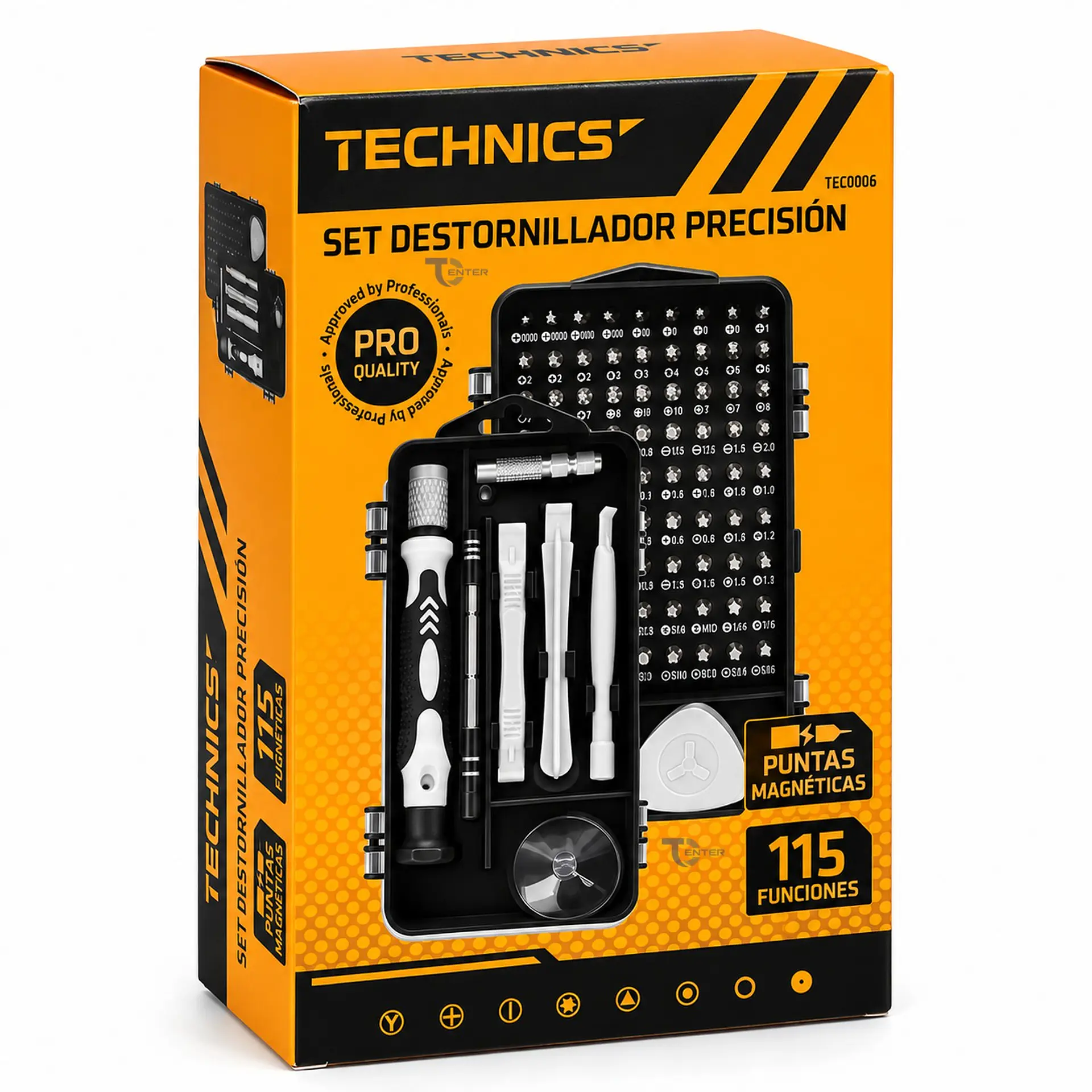 Set Destornillador Precisión Technics TEC0006 115 Funciones 6
