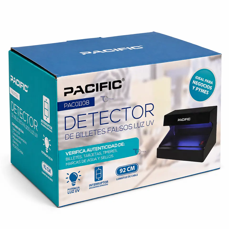 Detector de Billetes Falsos UV 4W Pacific PAC01108 5
