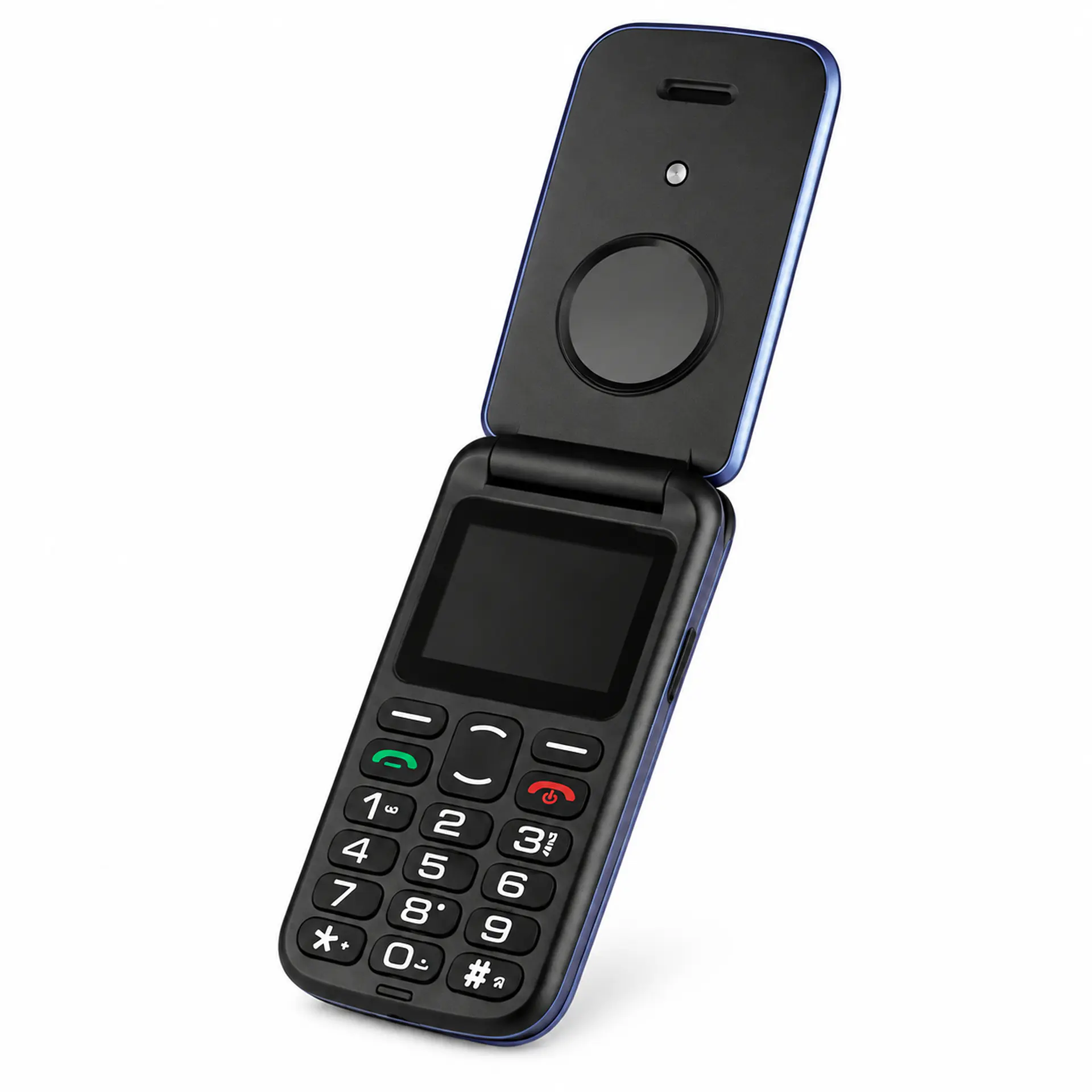 Celular Adulto Mayor 4G Flip Tecnolab TL886BL Azul 1