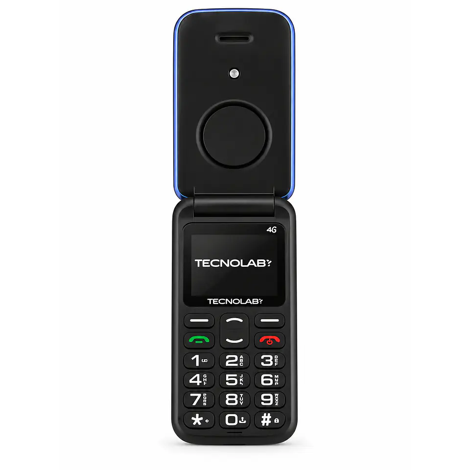 Celular Adulto Mayor 4G Flip Tecnolab TL886BL Azul 2