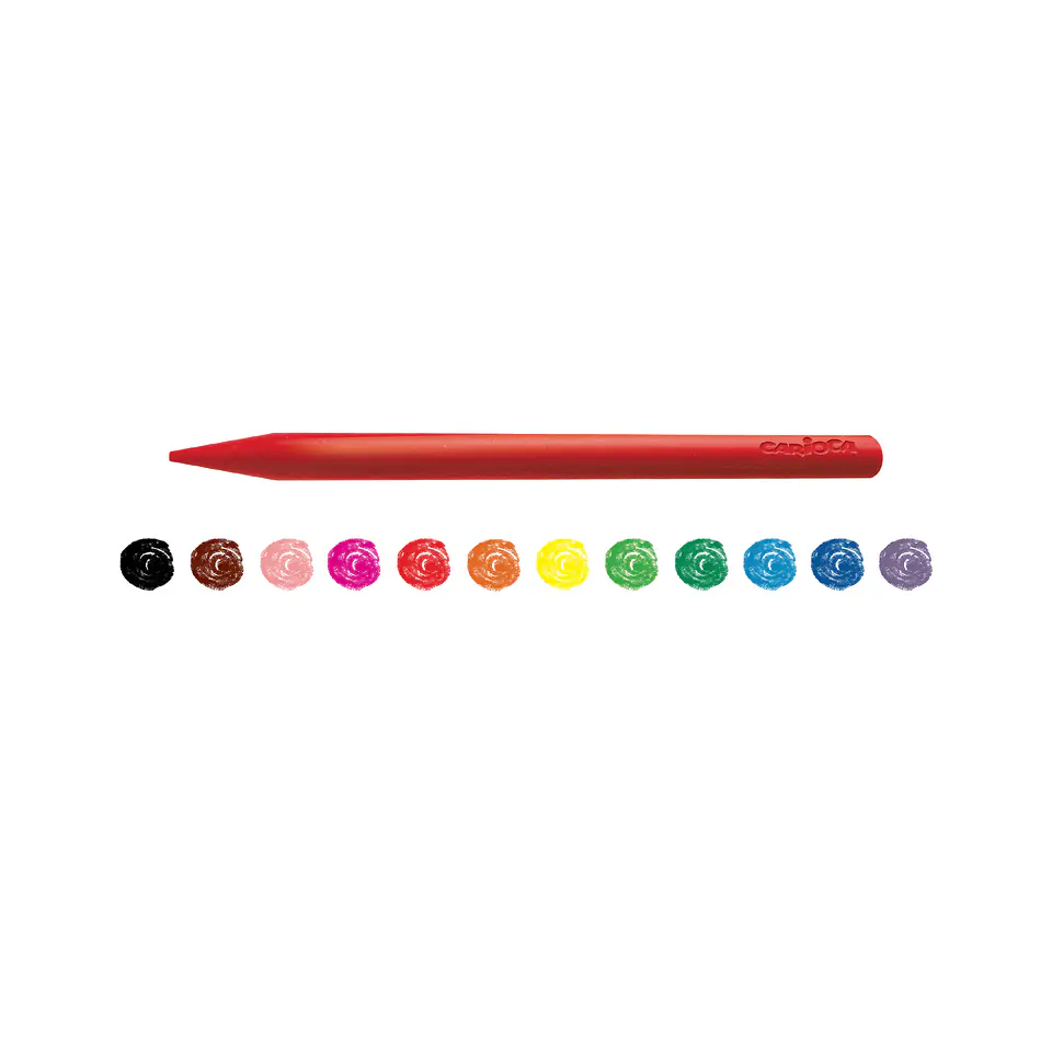 Crayones Carioca Plastello 12 Unidades 2