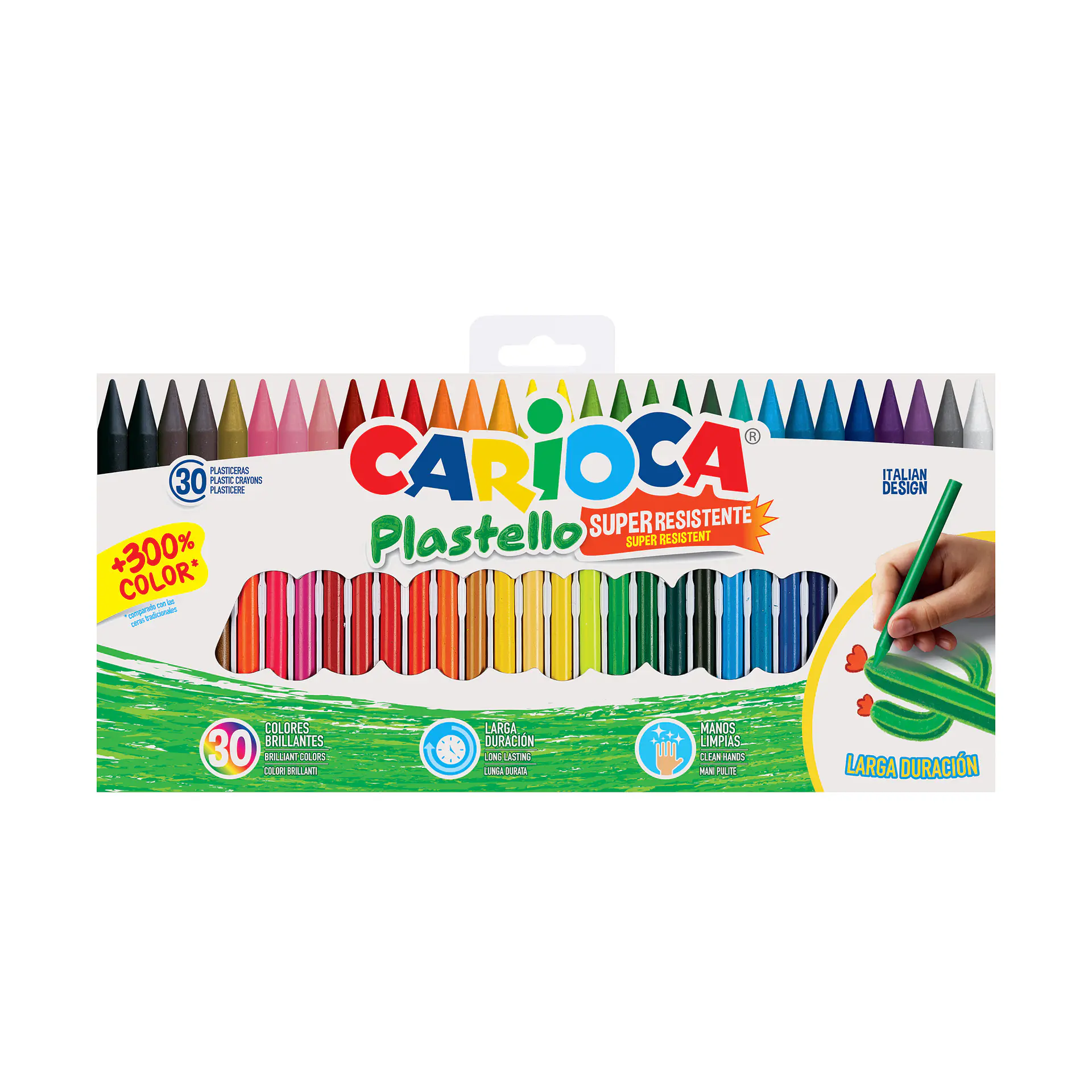Crayones Carioca Plastello 30 Unidades 1