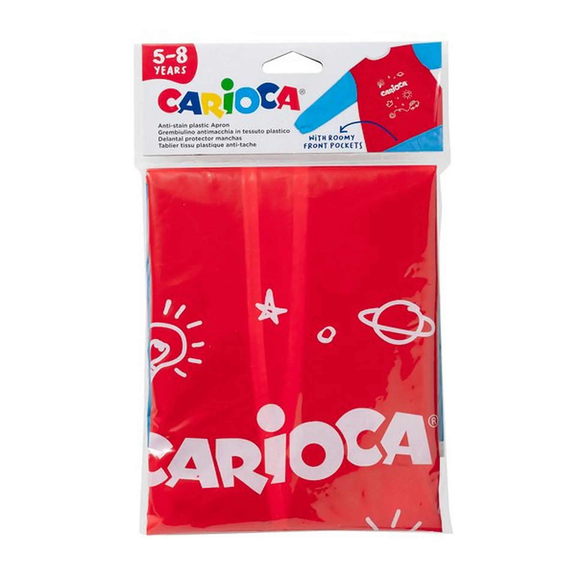 Delantal Carioca School Impermeable 5 a 8 Años 2