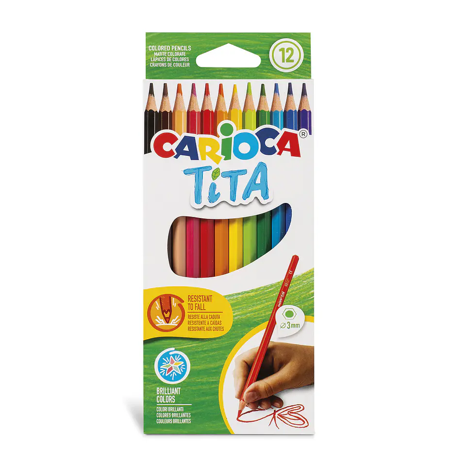 Lápices de Colores Carioca Tita 12 Unidades 1