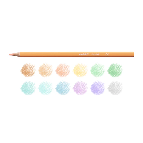 Lápices de Colores Pastel Carioca 12 Unidades