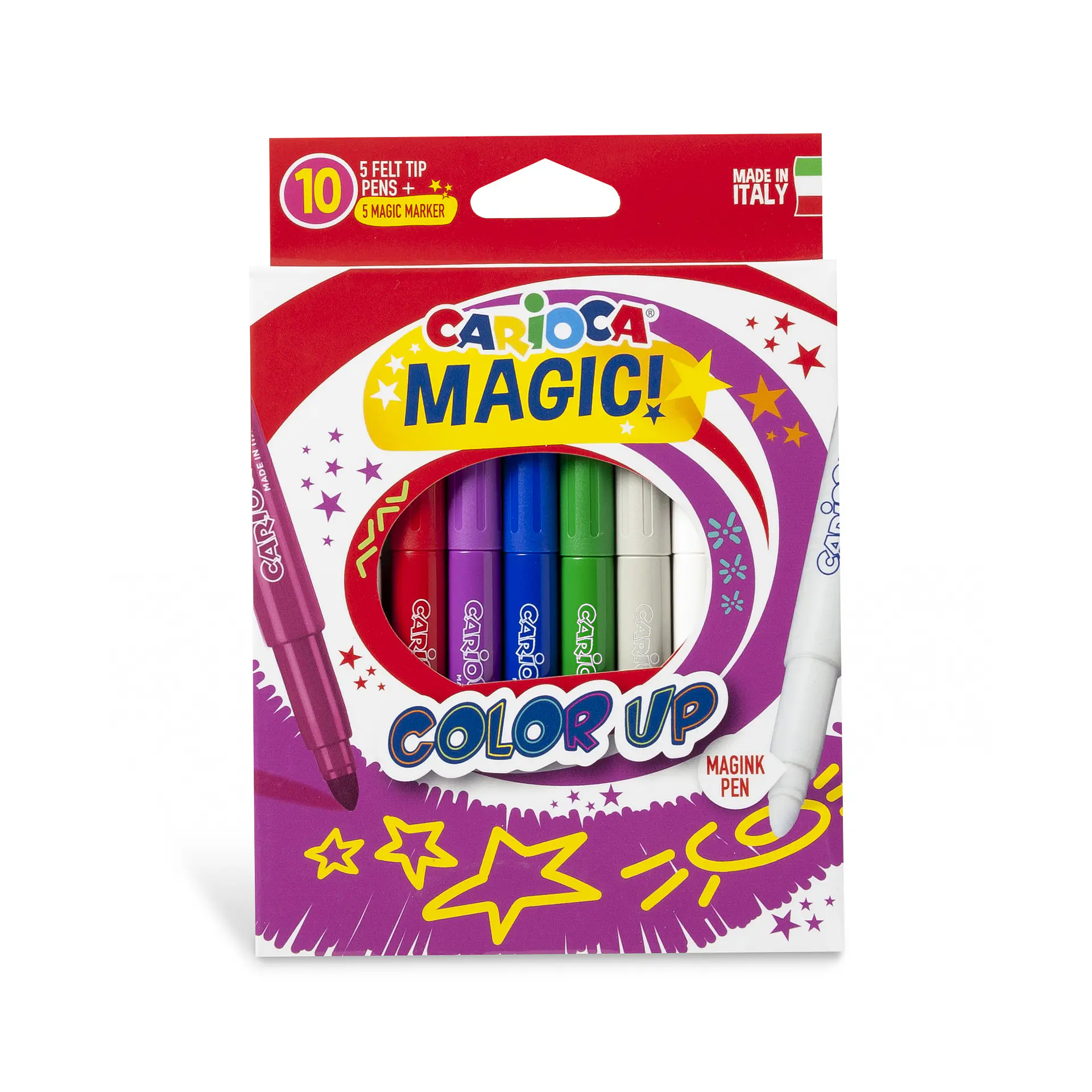 Plumones Carioca Magic Color Up 10 Unidades con 5 Maginks 1