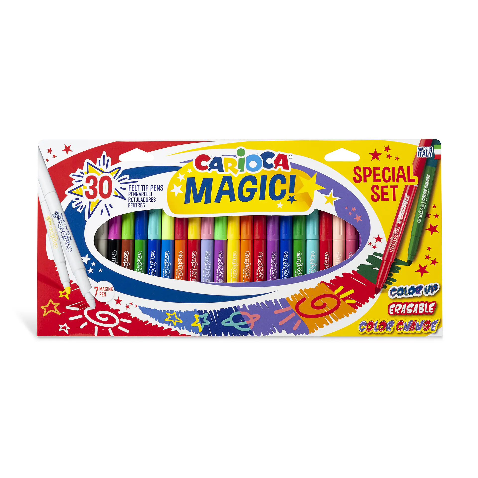 Plumones Carioca Magic Special Set 30 Unidades 3 Efectos 1
