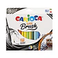 Plumones Carioca Super Brush 20 Unidades Punta Pincel - Miniatura 1