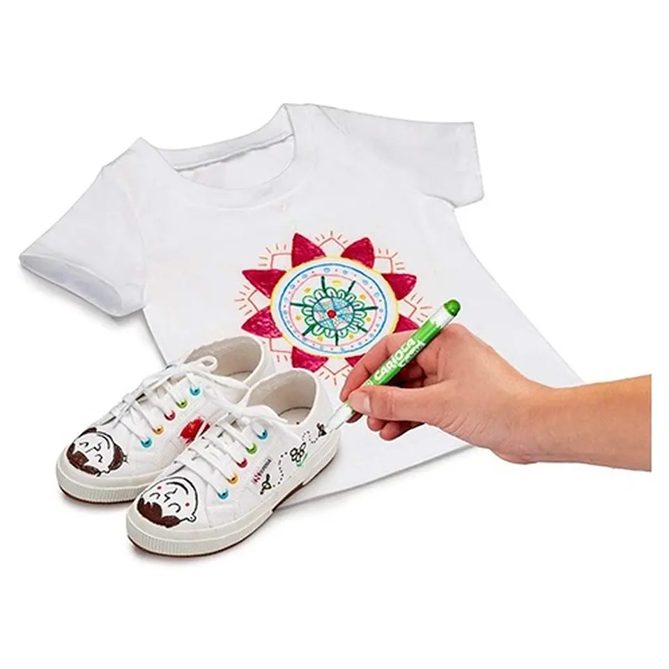 Plumones para Tela Carioca Fabric Liner x10 Punta Fina 3