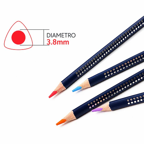 Set 24 Lápices Acuarelables Giorgione Art Grip + Pincel