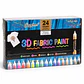 Set 24 Pinturas 3D para Tela Giorgione 30 ml + 3 Pinceles - Miniatura 1