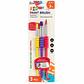 Set 3 Pinceles Infantiles Giorgione Mango Ergonómico 3+ - Miniatura 1