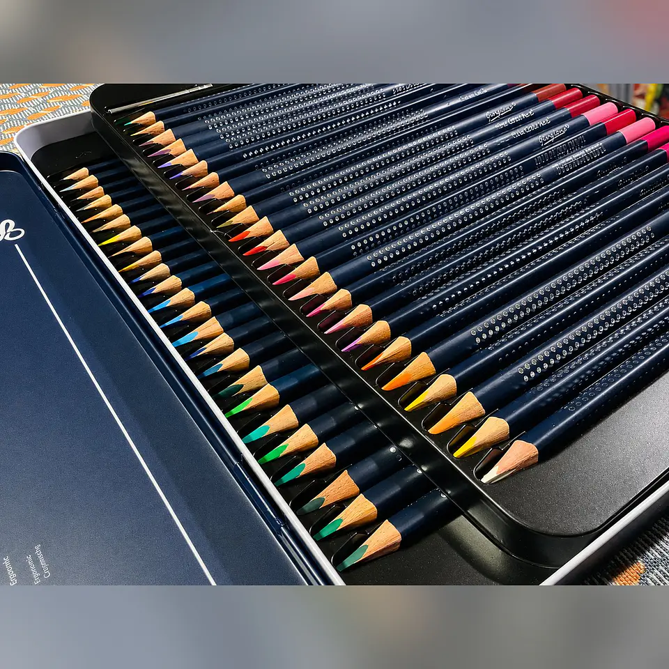 Lápices Acuarelables Giorgione Art Grip 48 en Caja Metálica 3