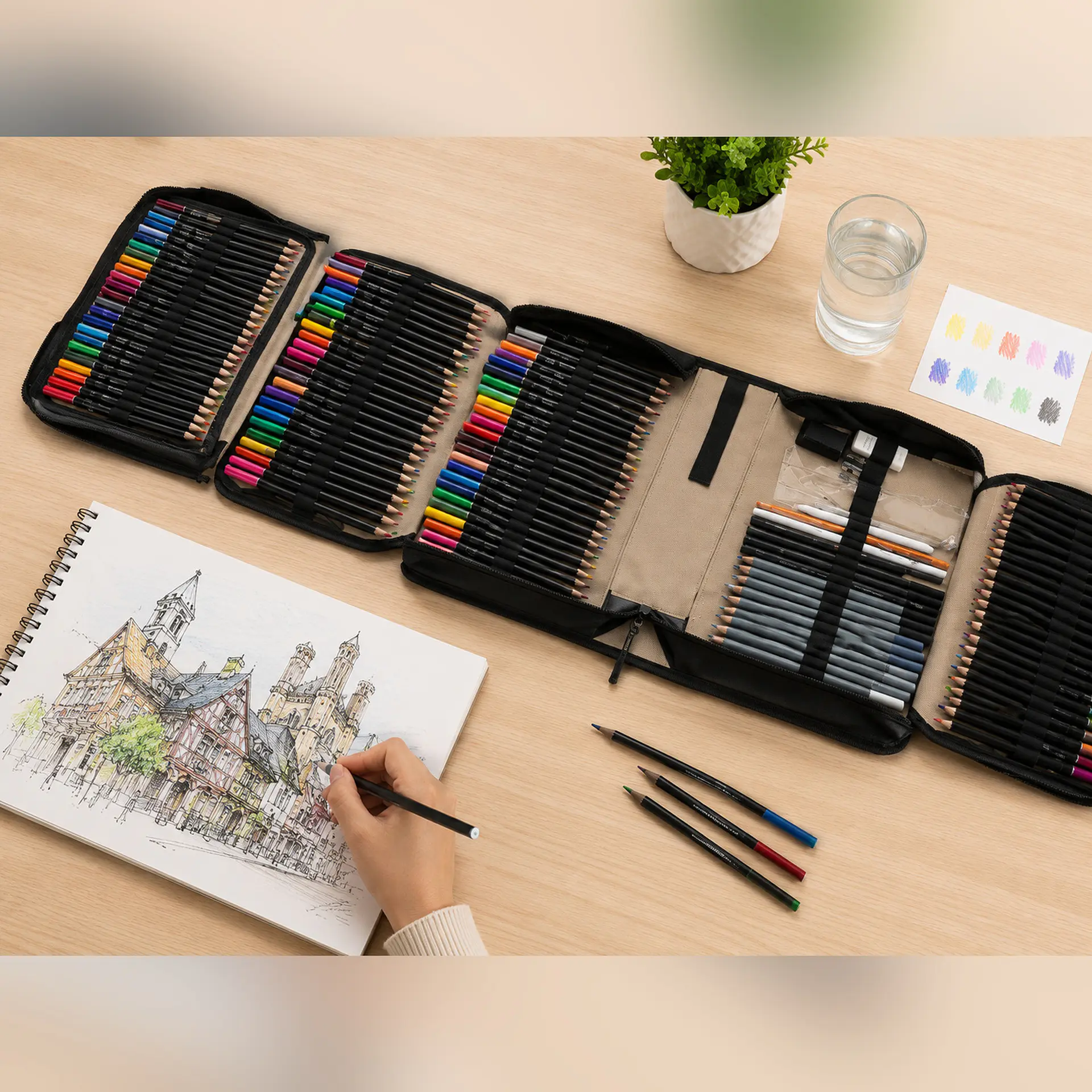 Set de Artista Giorgione 148 Piezas 120 Lápices de Colores 3