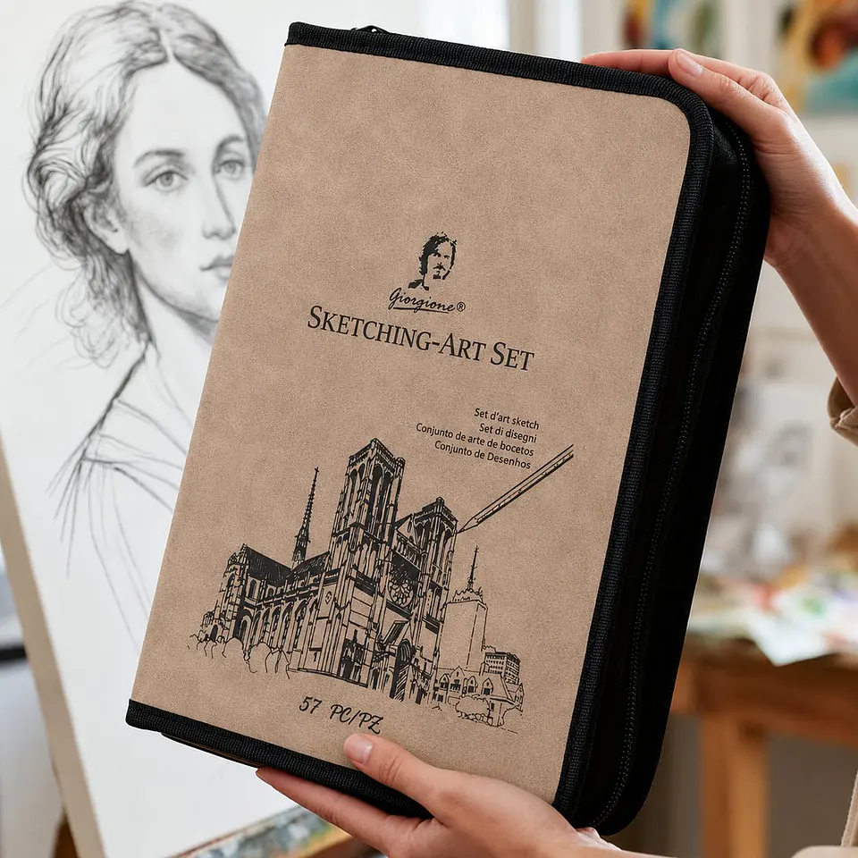 Set de Artista Giorgione 57 Piezas Lápices en Estuche 3