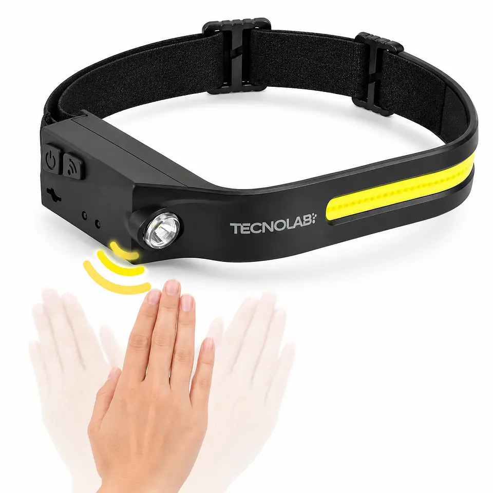 Linterna Cintillo LED Recargable Sensor Tecnolab TL546 4