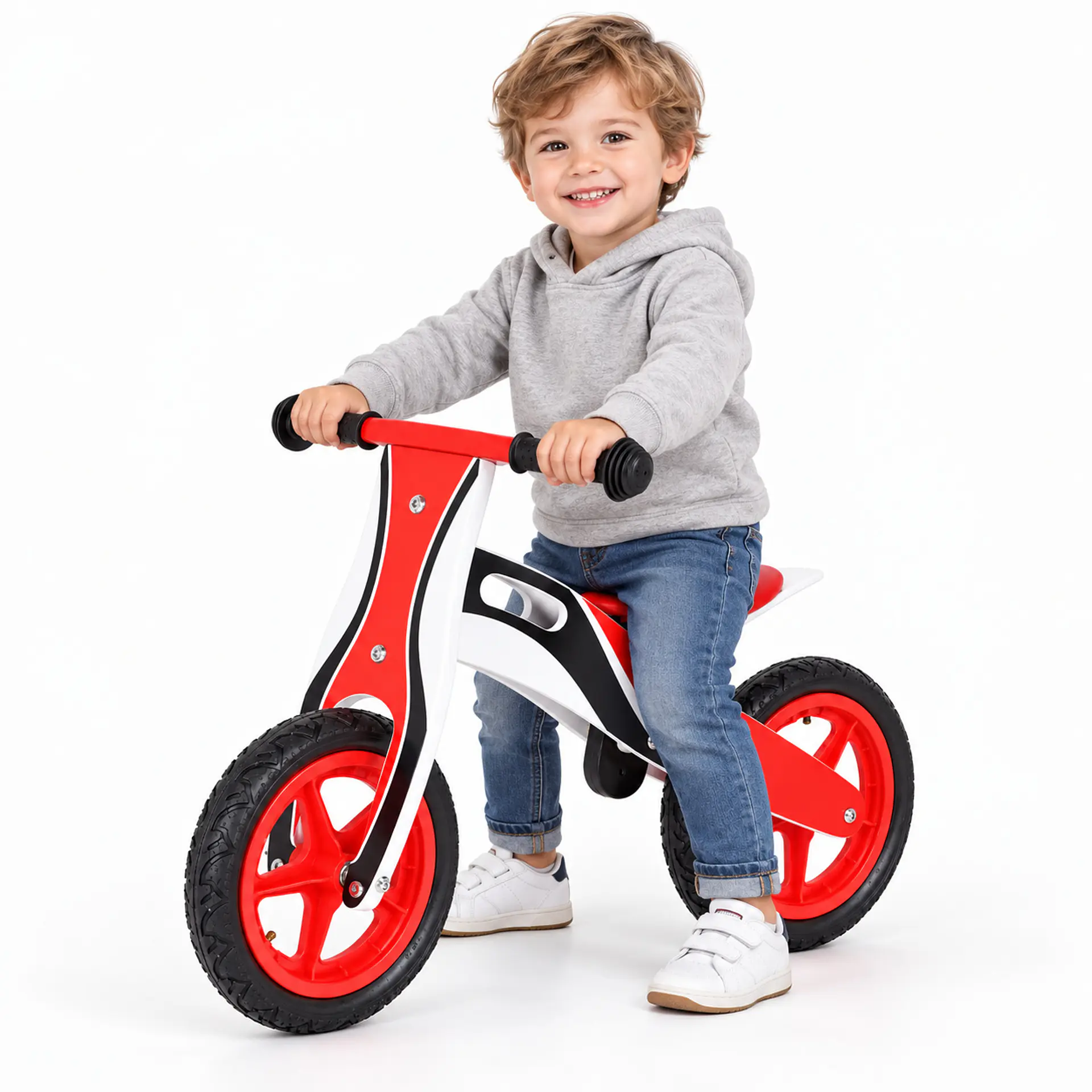 Bicicleta de Equilibrio Madera Niños DBG1236 3