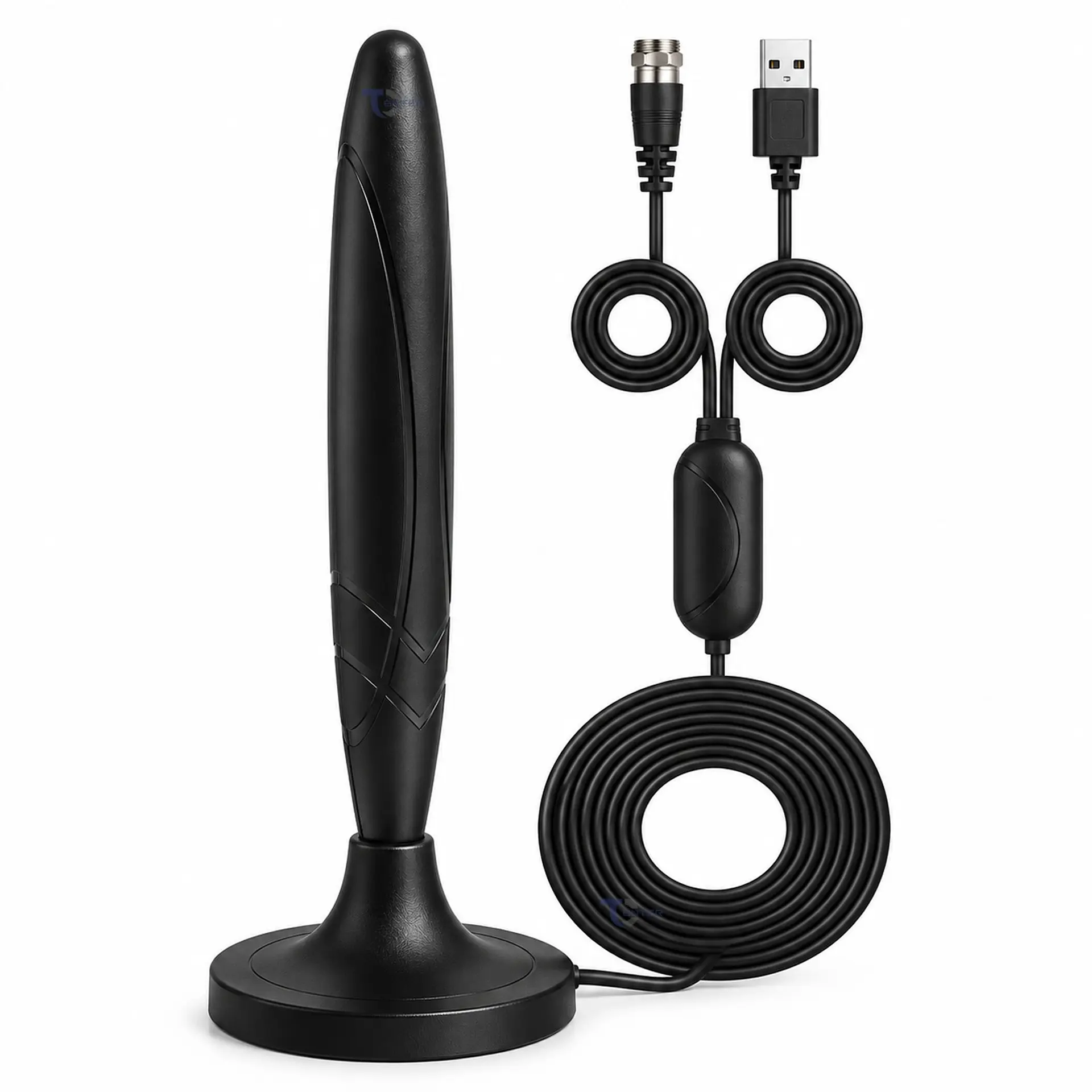 Antena TV Tecnolab TL631 Amplificada USB 25 dB 3 m 1