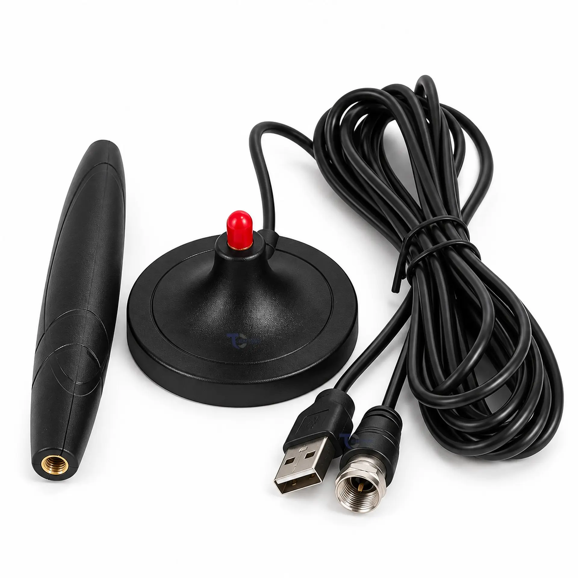 Antena TV Tecnolab TL631 Amplificada USB 25 dB 3 m 4