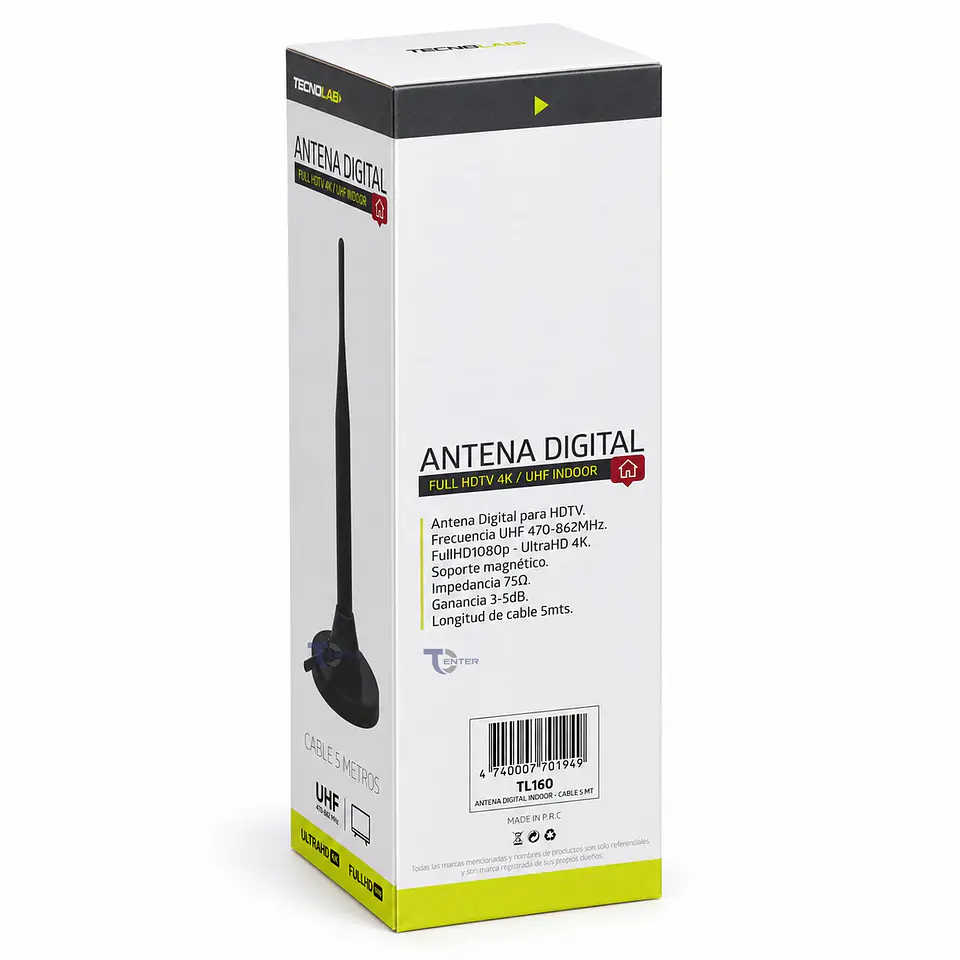 Antena Tecnolab TV digital HDTV TL160 4