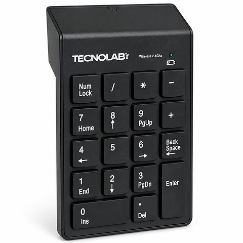 Teclado Numérico Inalámbrico Tecnolab TL859 18 Teclas