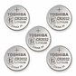 Pack 5 Pilas CR2032 3V Toshiba Botón Litio - Miniatura 2