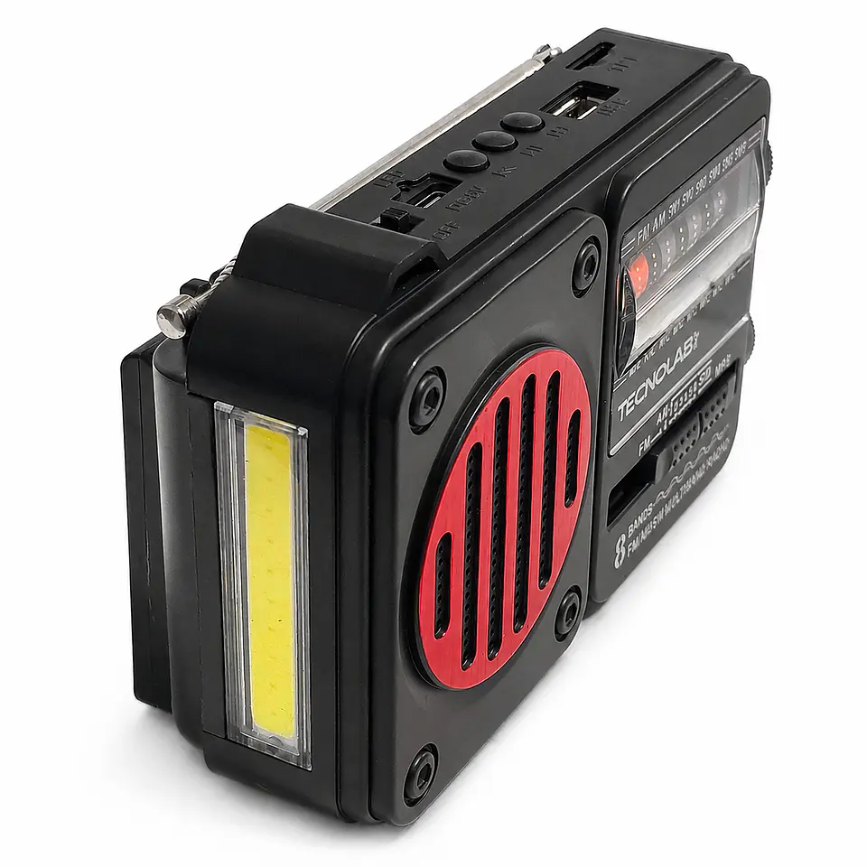 Radio Solar Bluetooth 8 Bandas Tecnolab TL847R 6