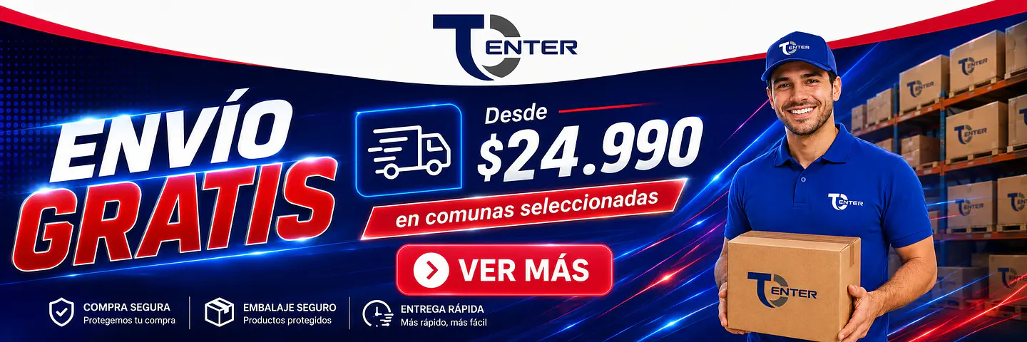 Envío gratis en Tecnocenter desde $24.990 en comunas seleccionadas