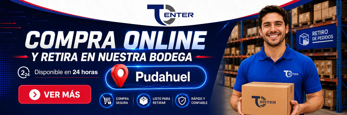 Compra online en Tecnocenter y retira en bodega de Pudahuel en 24 horas