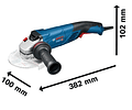 Esmeril angular 5" 1800W BOSCH