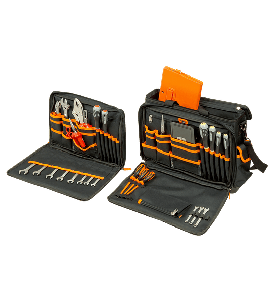 Bolso portaherramientas de 17L con compartimento para Notebook BAHCO