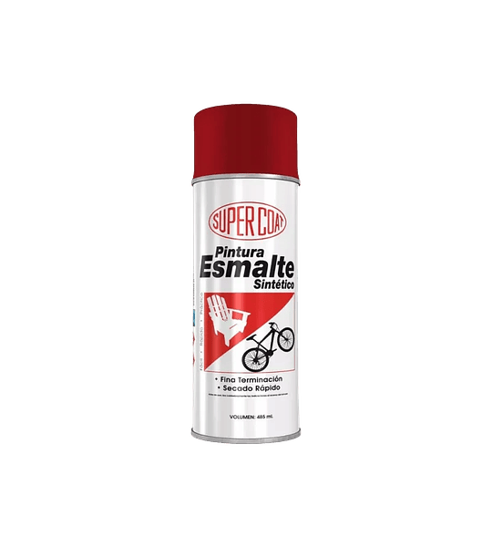 Esmalte Rojo Bermellón Spray 350 ML SUPERCOAT