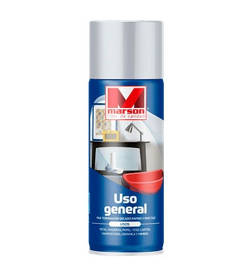 Esmalte Aluminio Spray 350 ML MARSON