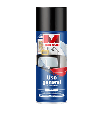 Esmalte Negro Spray 350 ML MARSON