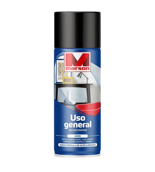 Esmalte Negro Spray 350 ML MARSON