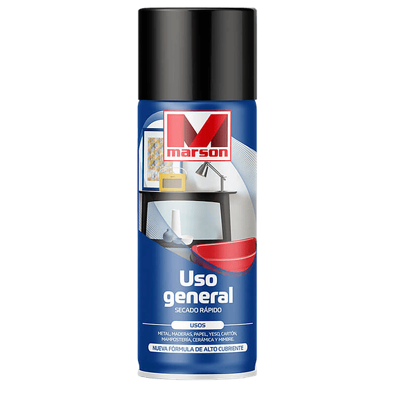 Esmalte Negro Spray 350 ML MARSON