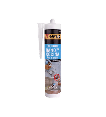 Silicona Acética Blanca 280 ML HELA