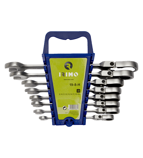 Juegos Llaves Punta Corona Chicharra Articulada 8 Piezas IRIMO