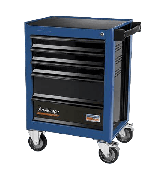 Carro con Herramientas Azul 5 Cajones 136 Piezas TRAMONTINA