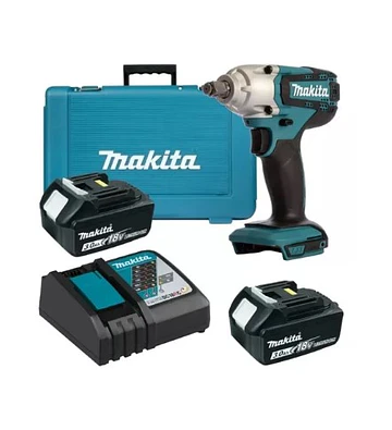 DTW190RFE Llave de impacto inalámbrica C-1/2 190 Nm + 2 BAT + CARG, MAKITA 