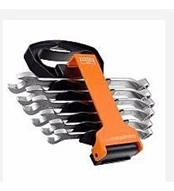 Jgo llave punta corona acodadas 8 - 22 MM 8 piezas BAHCO